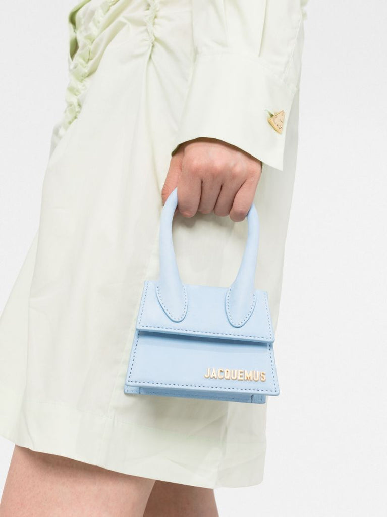 Blue Le Chiquito Leather Mini Bag