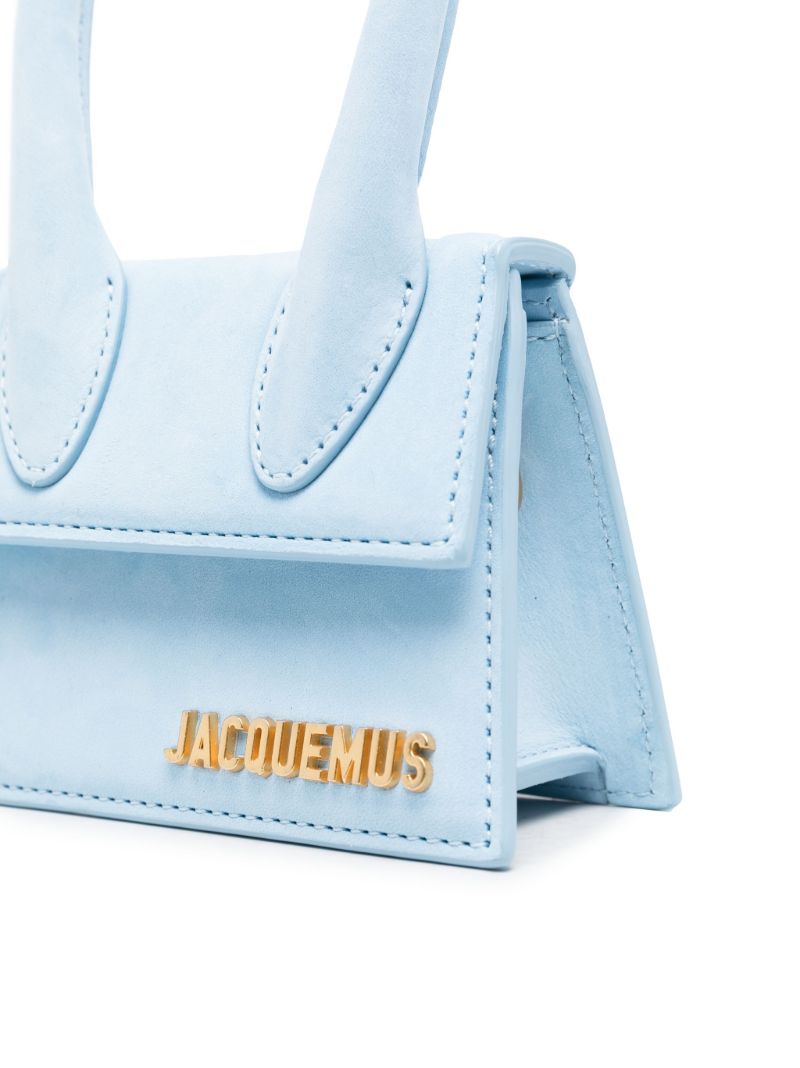 Blue Le Chiquito Leather Mini Bag