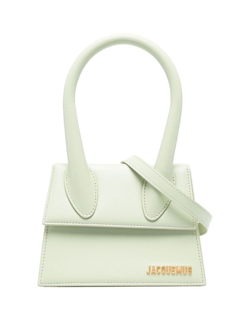 Green Le Chiquito Moyen Leather Tote Bag