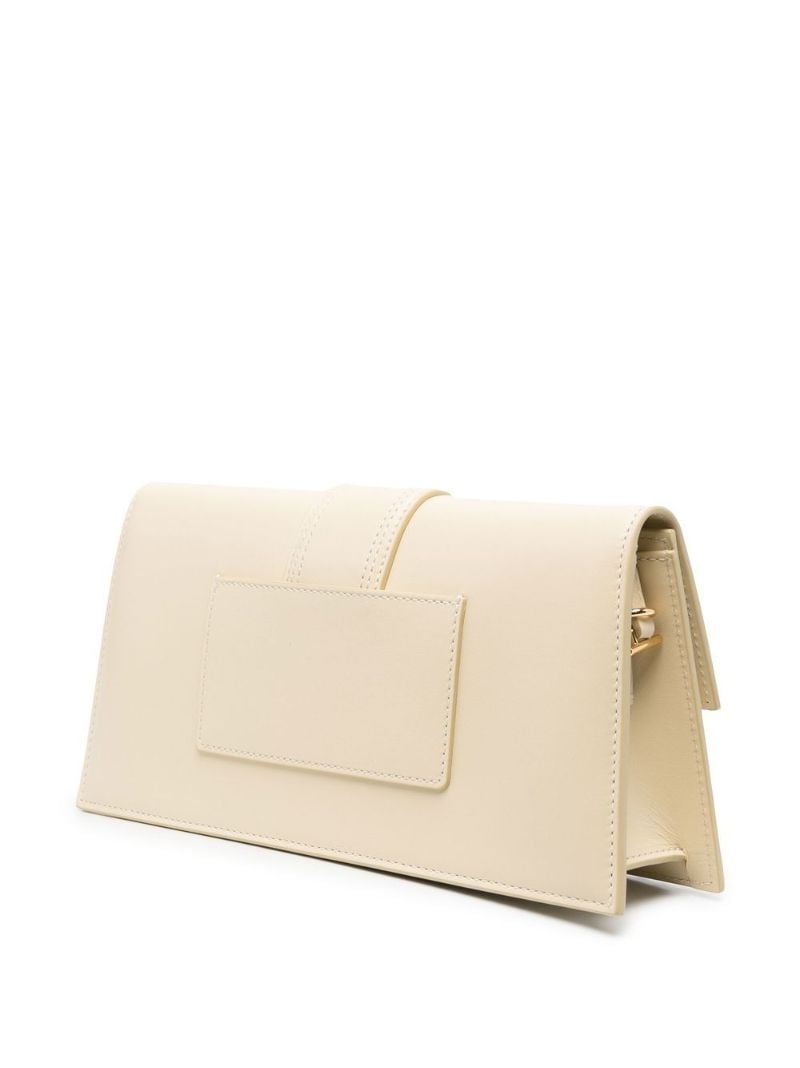 Neutral Le Bambino Long Leather Shoulder Bag