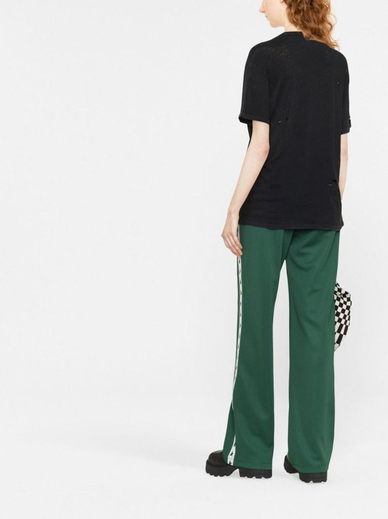 Green Dorotea Star Track Pants