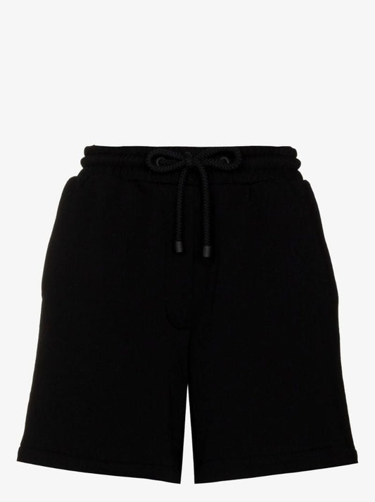 Black Anagram Logo Cotton Shorts