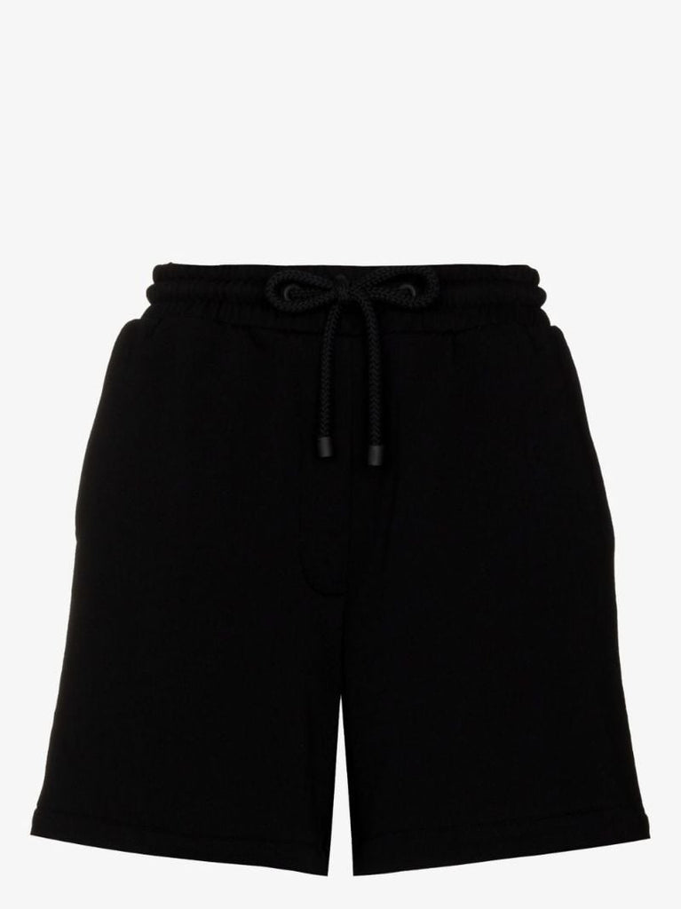 Black Anagram Logo Cotton Shorts