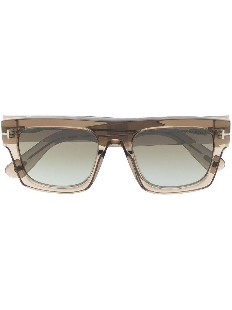 Grey Fausto Square-frame Sunglasses