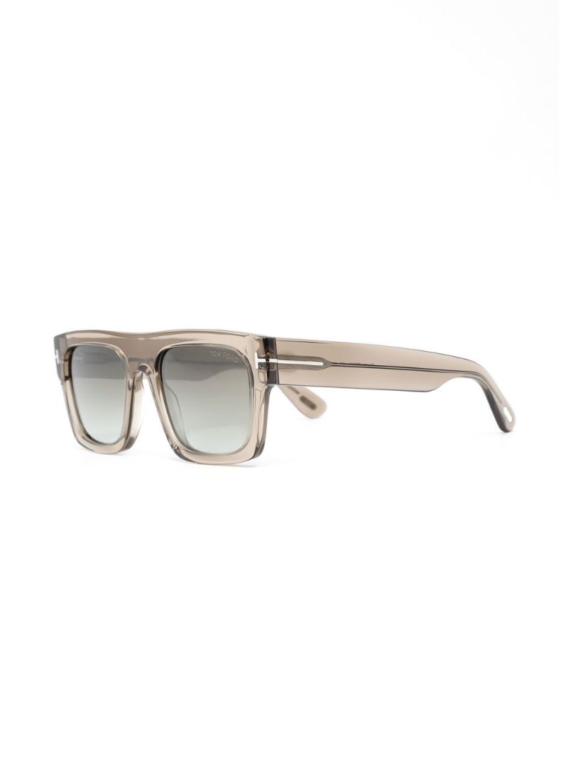 Grey Fausto Square-frame Sunglasses