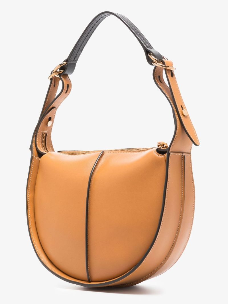 Brown Timeless Small Leather Shoulder Bag
