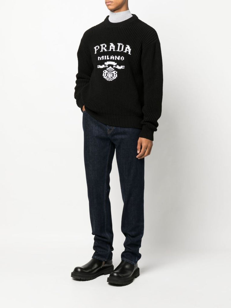 Blue Straight Leg Jeans