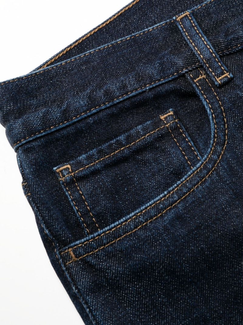 Blue Straight Leg Jeans