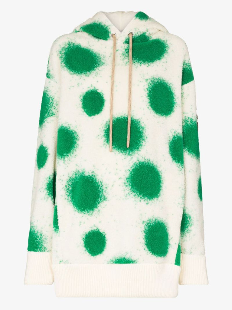 X Jw Anderson White Printed Hoodie