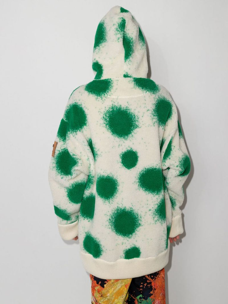 X Jw Anderson White Printed Hoodie