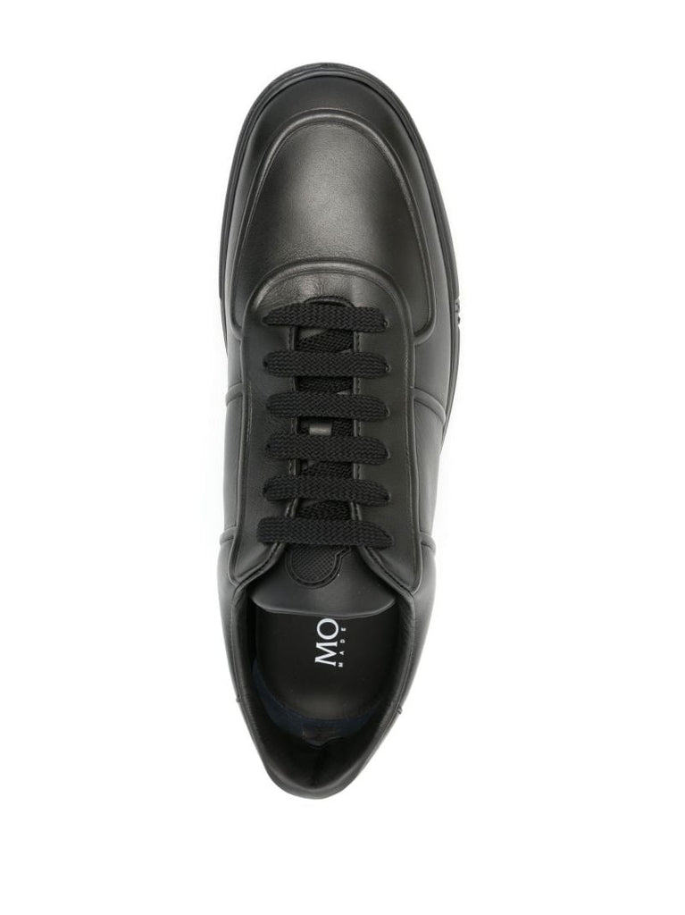 Black Neue York Low-top Leather Sneakers