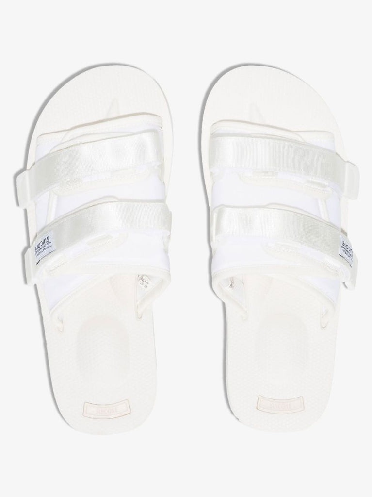 White Moto-vpo Canvas Sandals