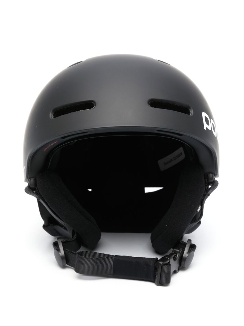 Black Fornix Logo Print Helmet