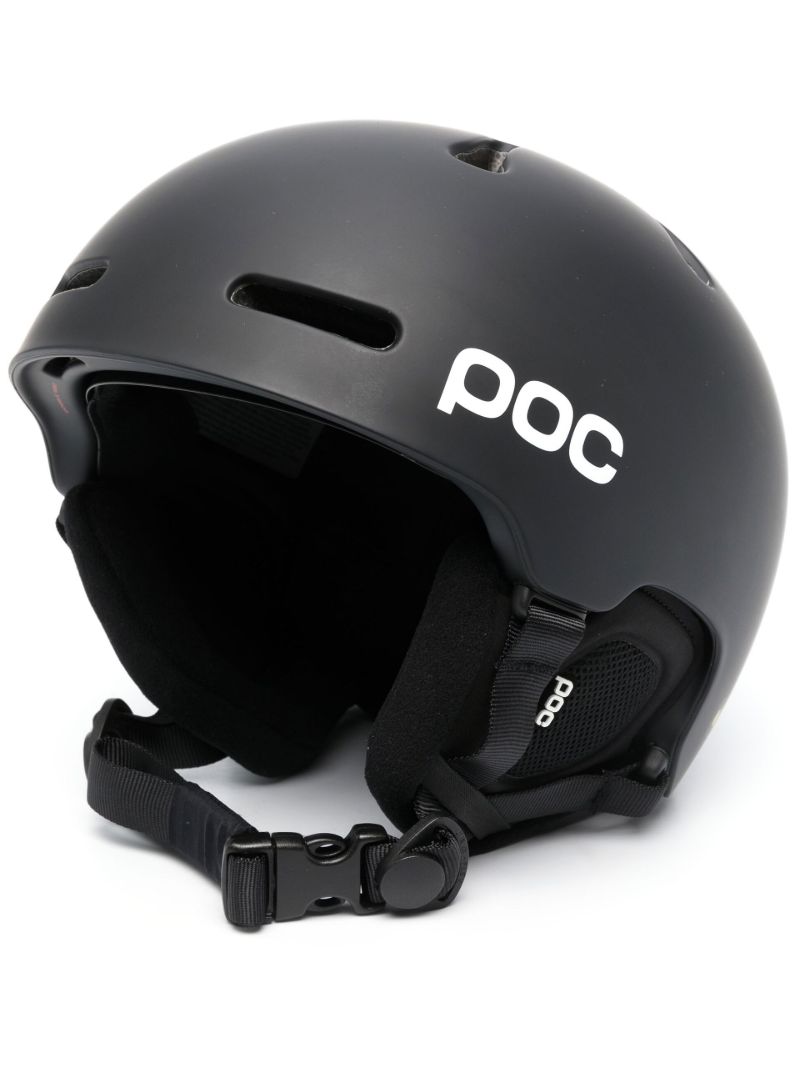 Black Fornix Logo Print Helmet
