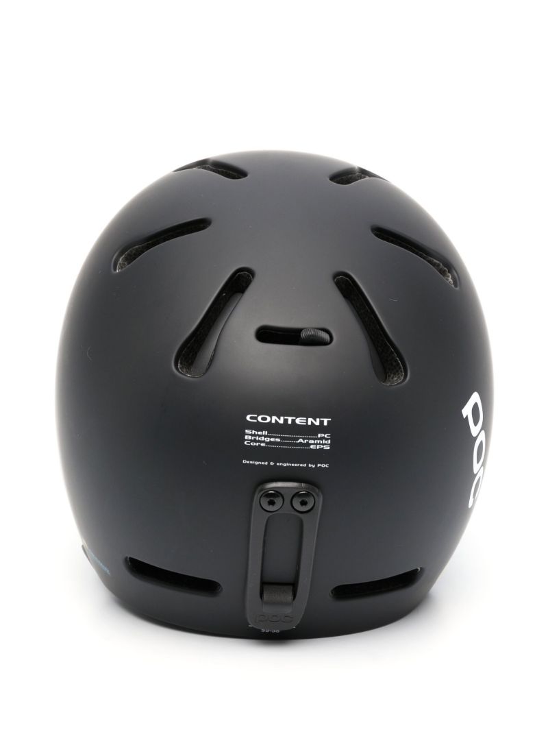 Black Fornix Logo Print Helmet