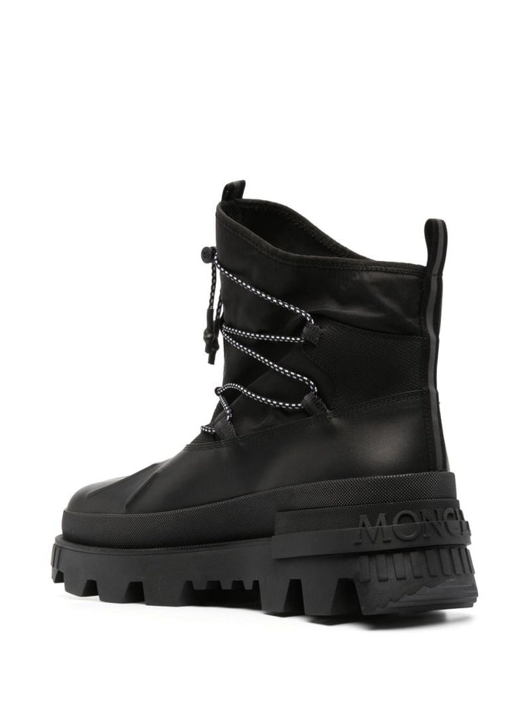 Black Mallard Lace-up Boots