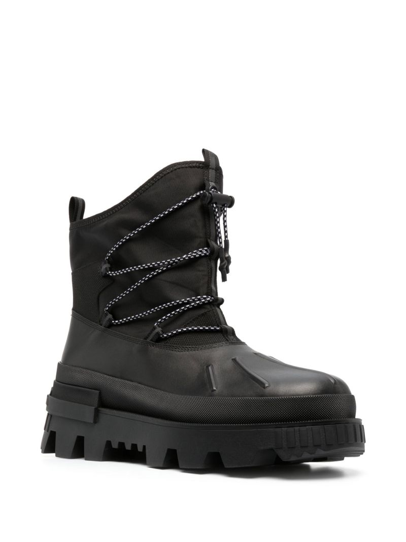 Black Mallard Lace-up Boots