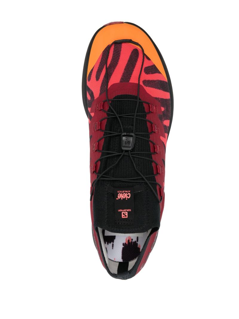 X Ciele Athletics Red Pulsar Trail Pro Sneakers
