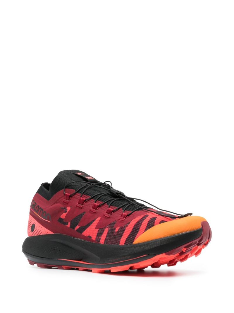 X Ciele Athletics Red Pulsar Trail Pro Sneakers