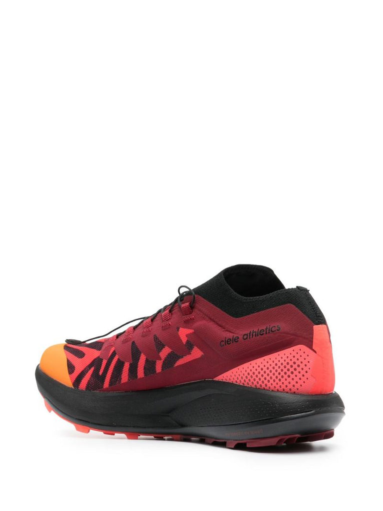 X Ciele Athletics Red Pulsar Trail Pro Sneakers