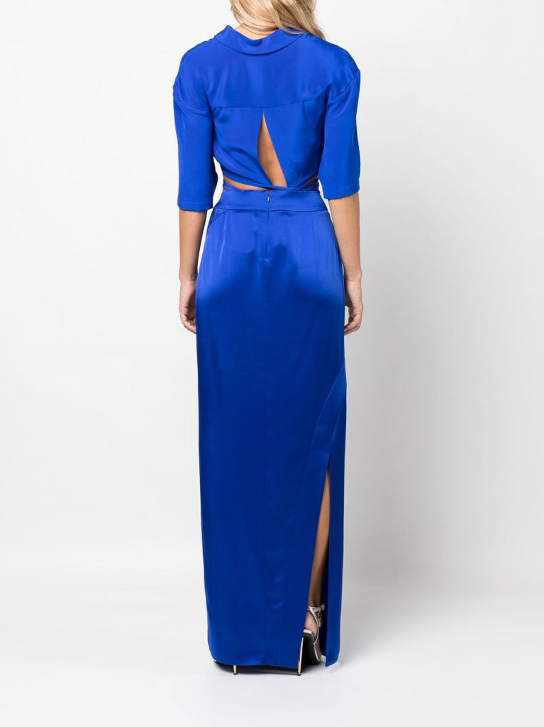 Blue Maxi Skirt