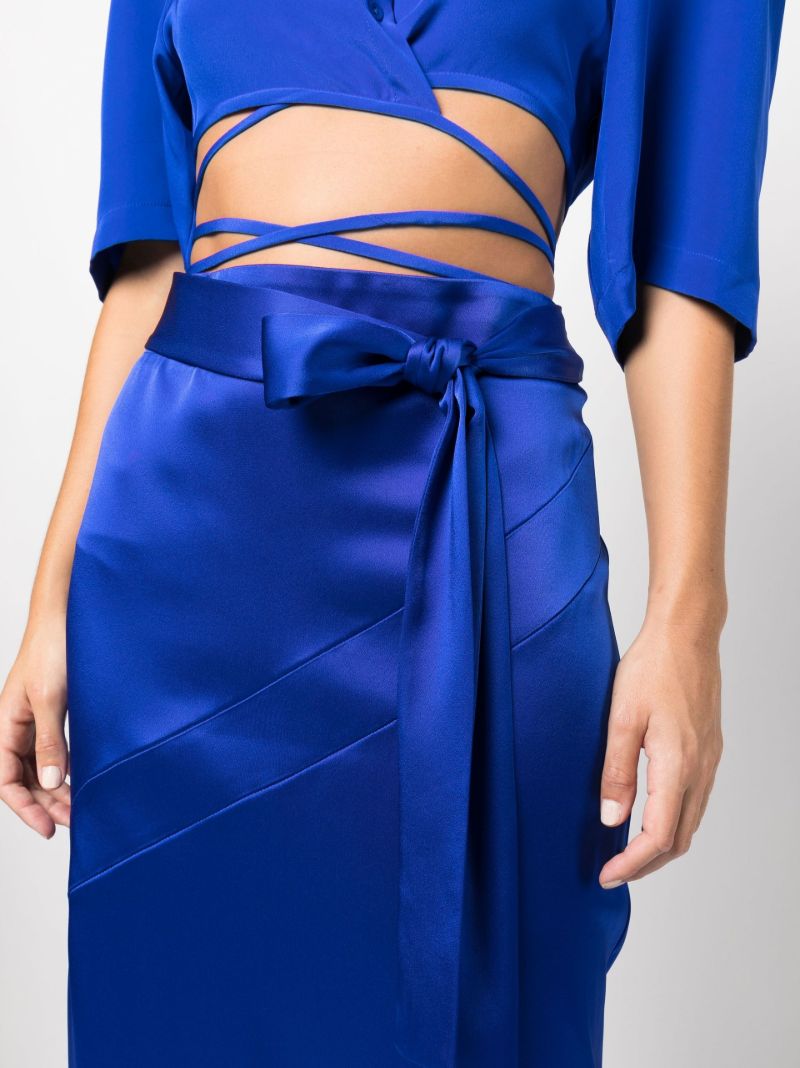 Blue Maxi Skirt