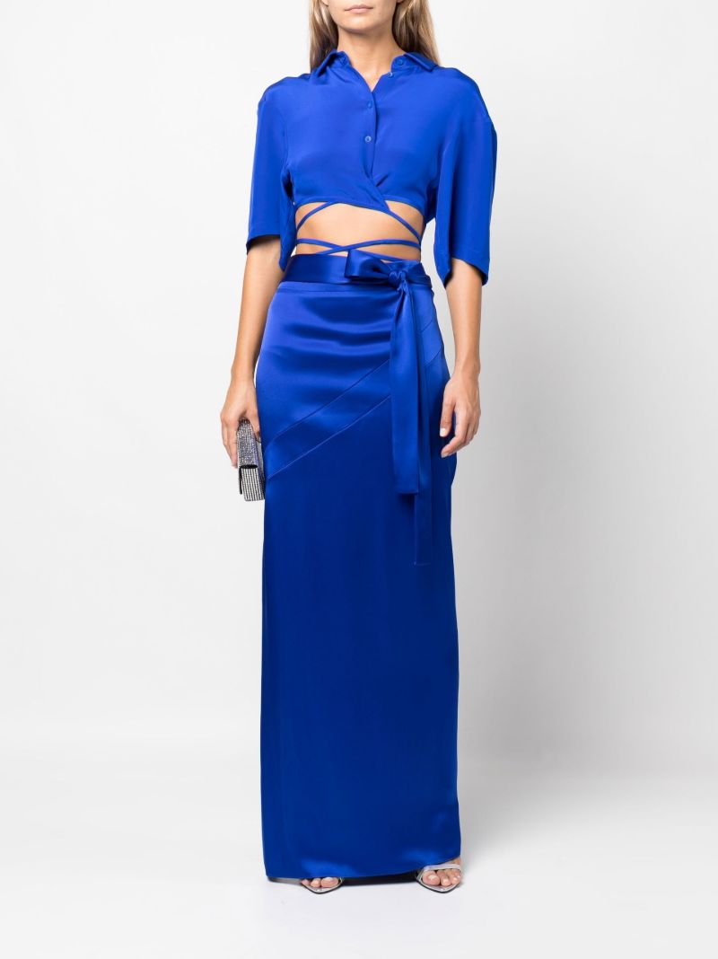 Blue Maxi Skirt