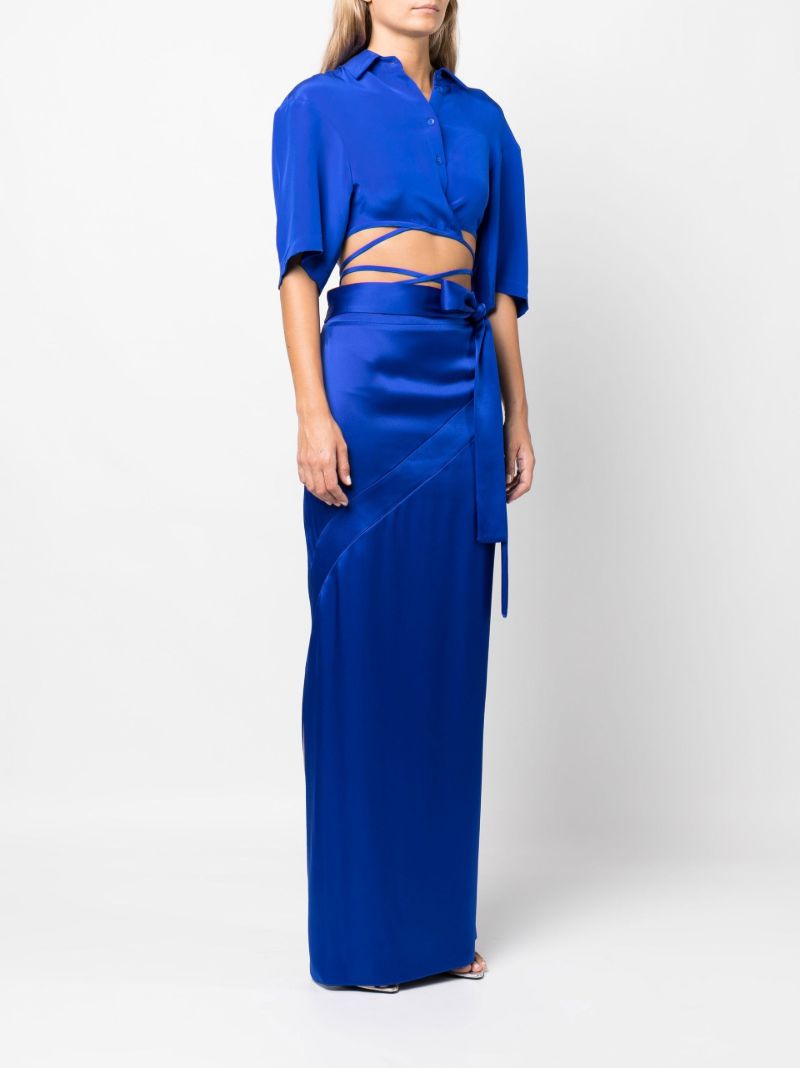 Blue Maxi Skirt