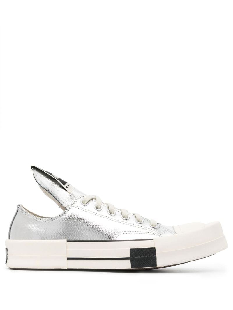 X Converse Silver Turbodrk Low-top Sneakers