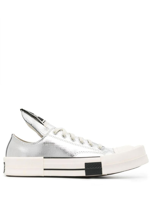 X Converse Silver Turbodrk Low-top Sneakers