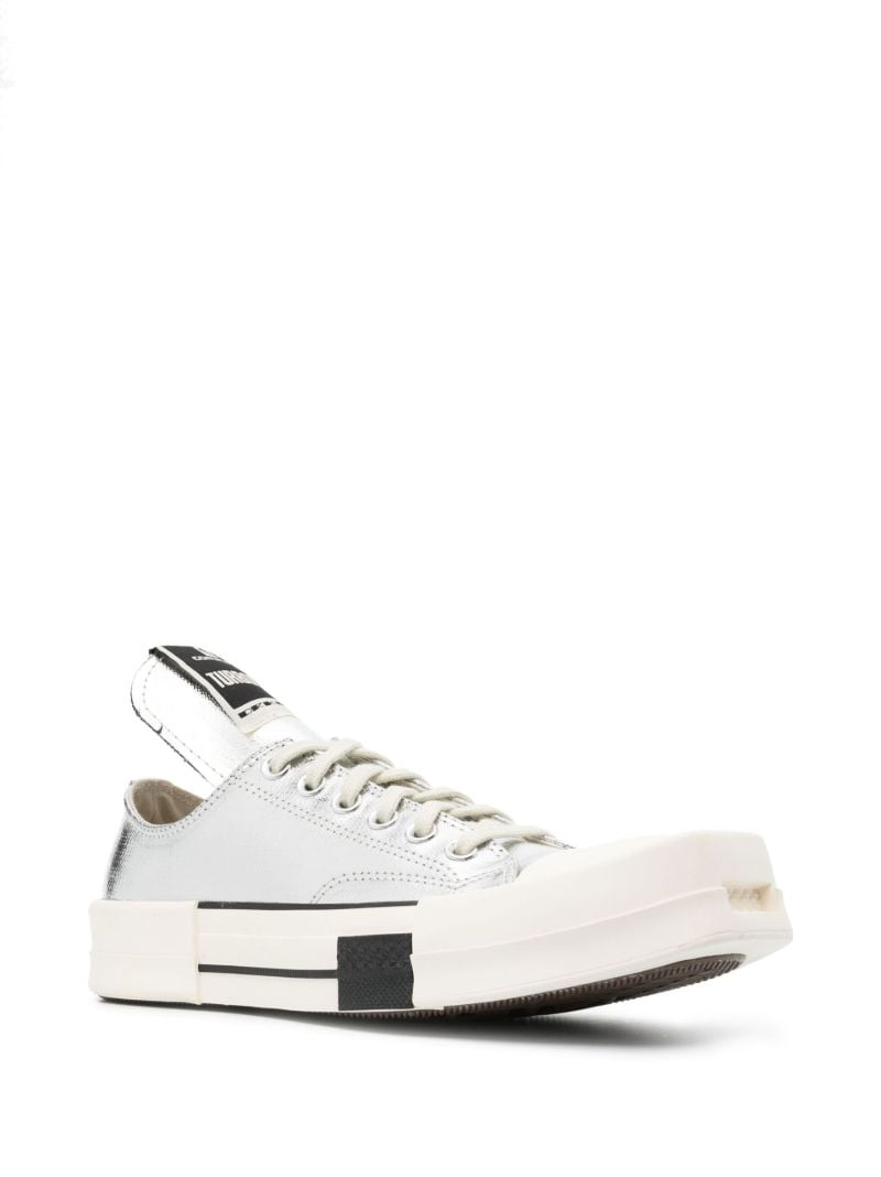 X Converse Silver Turbodrk Low-top Sneakers