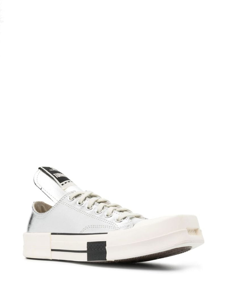 X Converse Silver Turbodrk Low-top Sneakers