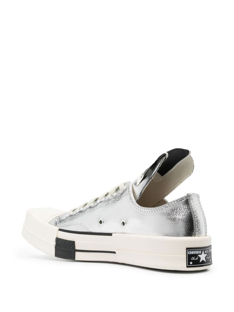 X Converse Silver Turbodrk Low-top Sneakers