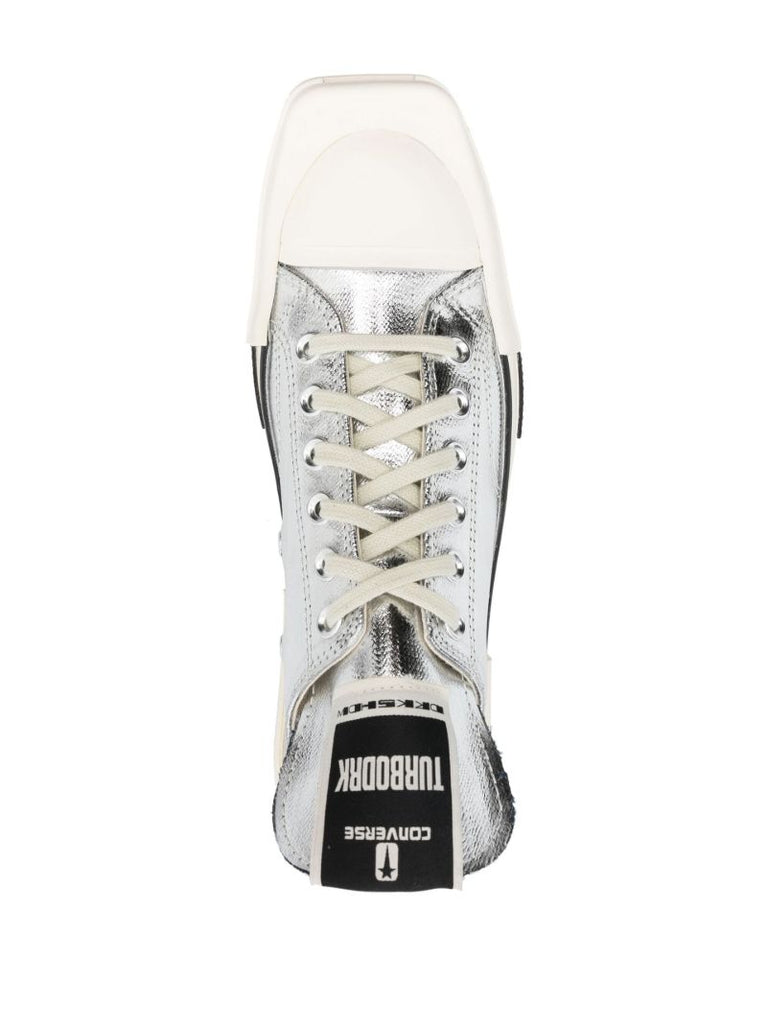 X Converse Silver Turbodrk Low-top Sneakers