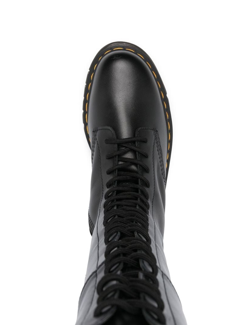 Black Audrick Leather Knee-high Boots