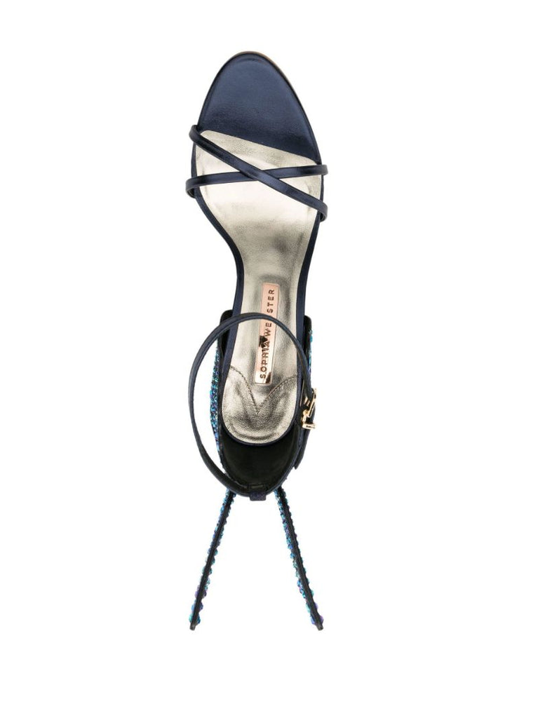 Blue Heavenly 100 Leather Sandals