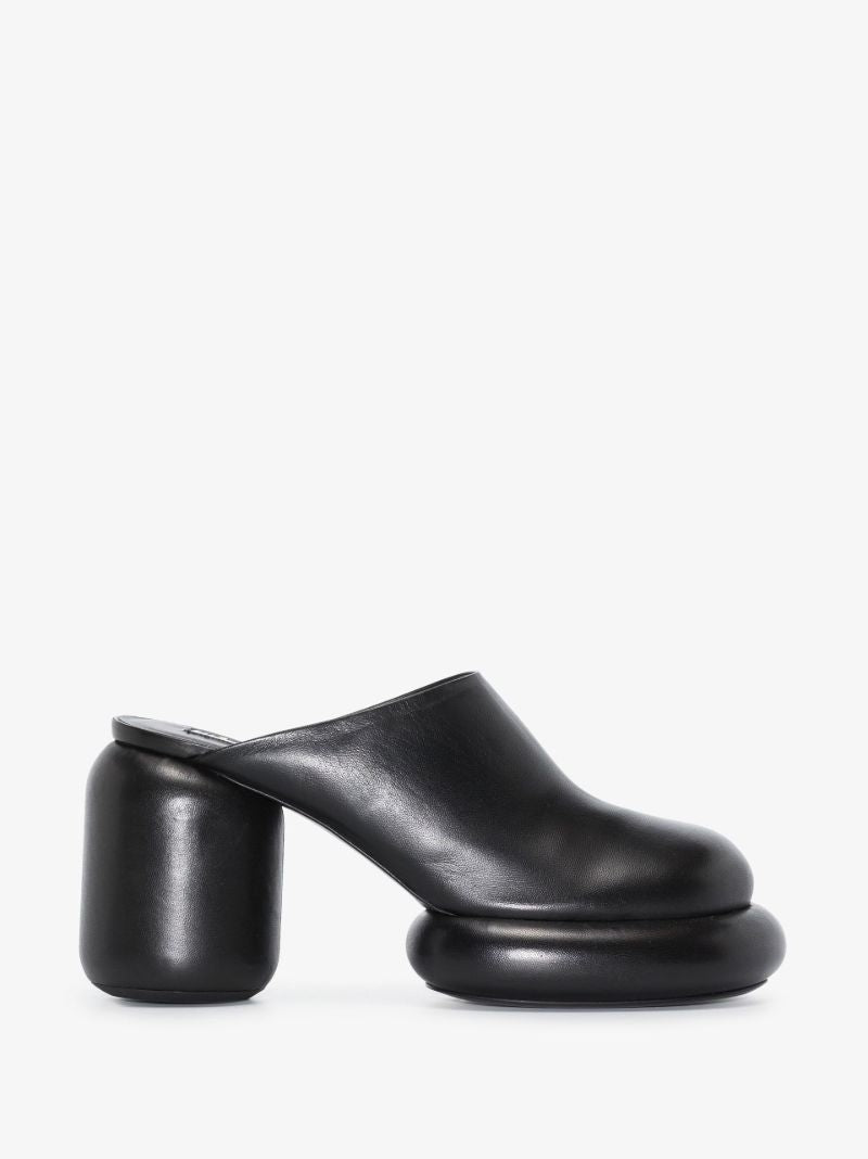 Black 95 Leather Mules