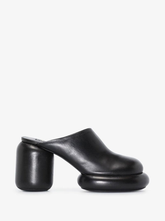 Black 95 Leather Mules