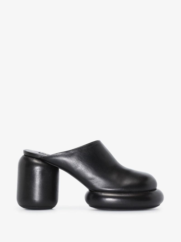 Black 95 Leather Mules