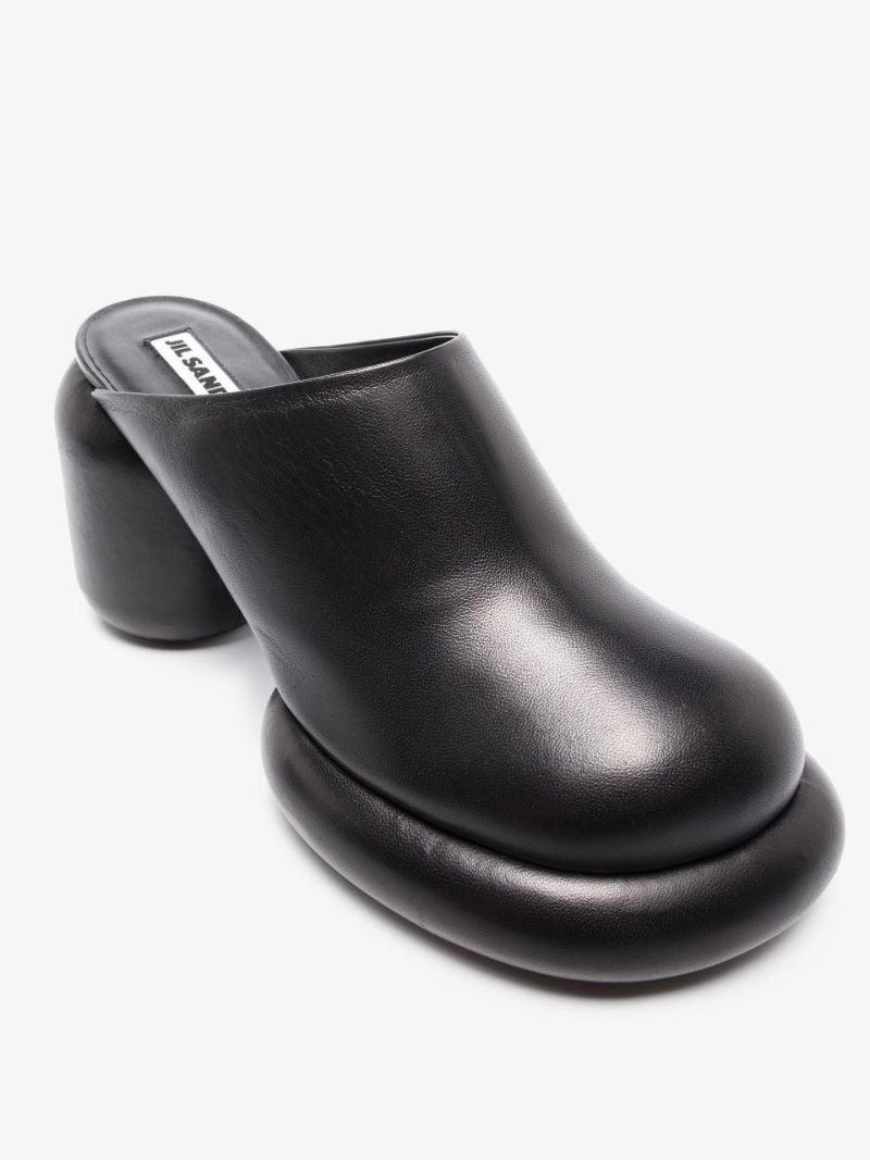 Black 95 Leather Mules