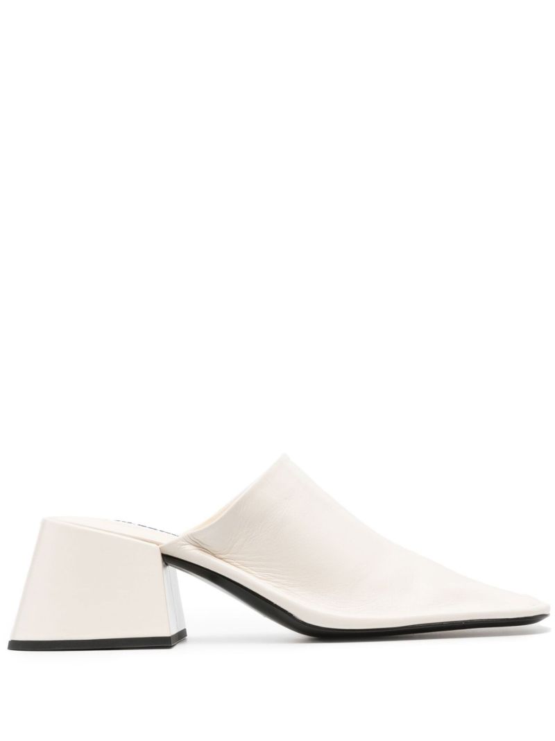 Neutral Nikki 65 Leather Mules