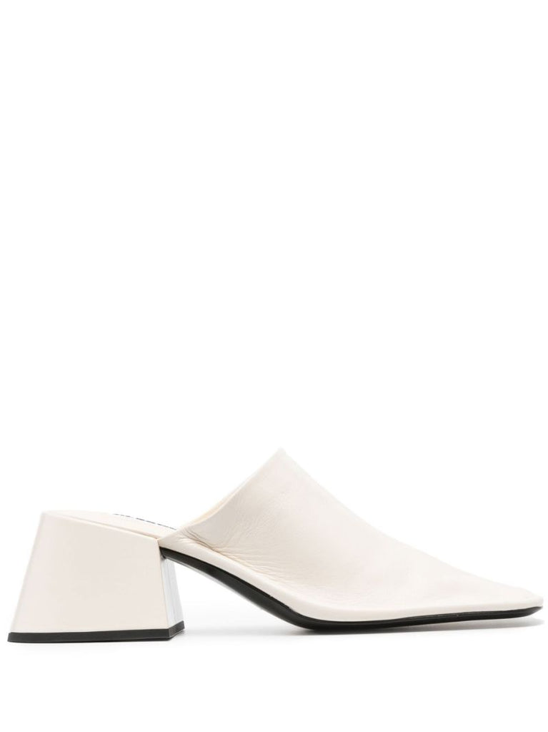 Neutral Nikki 65 Leather Mules