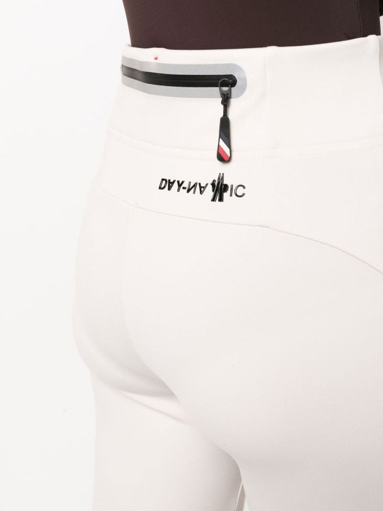 White Logo Ski Leggings