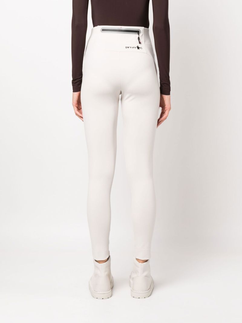 White Logo Ski Leggings