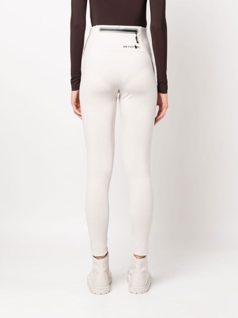 White Logo Ski Leggings