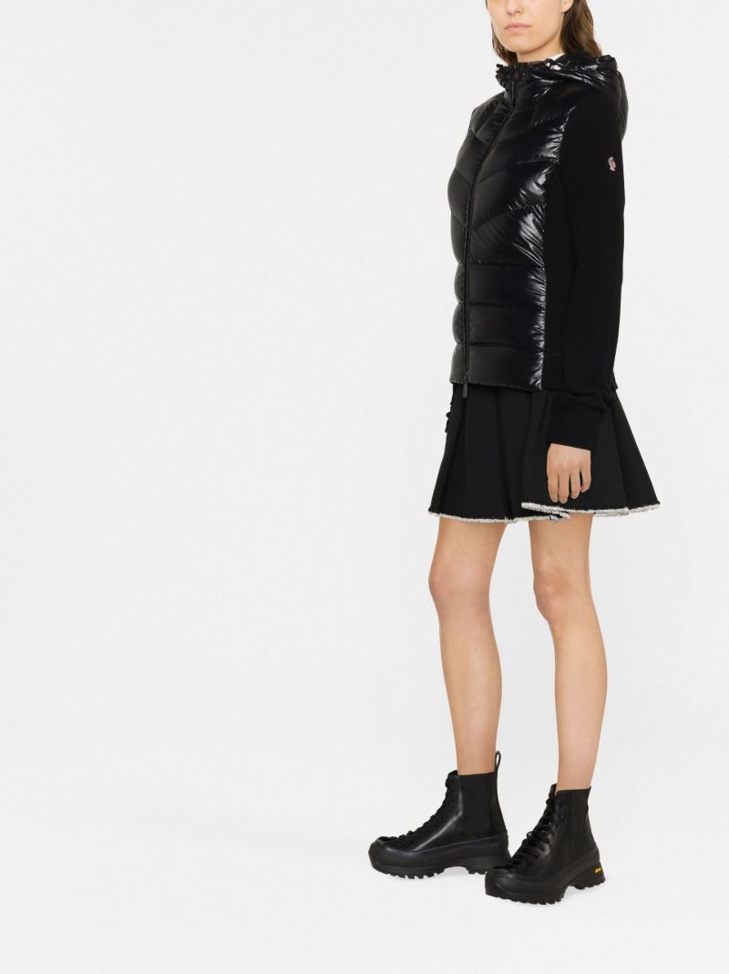Black Padded Hooded Jacket