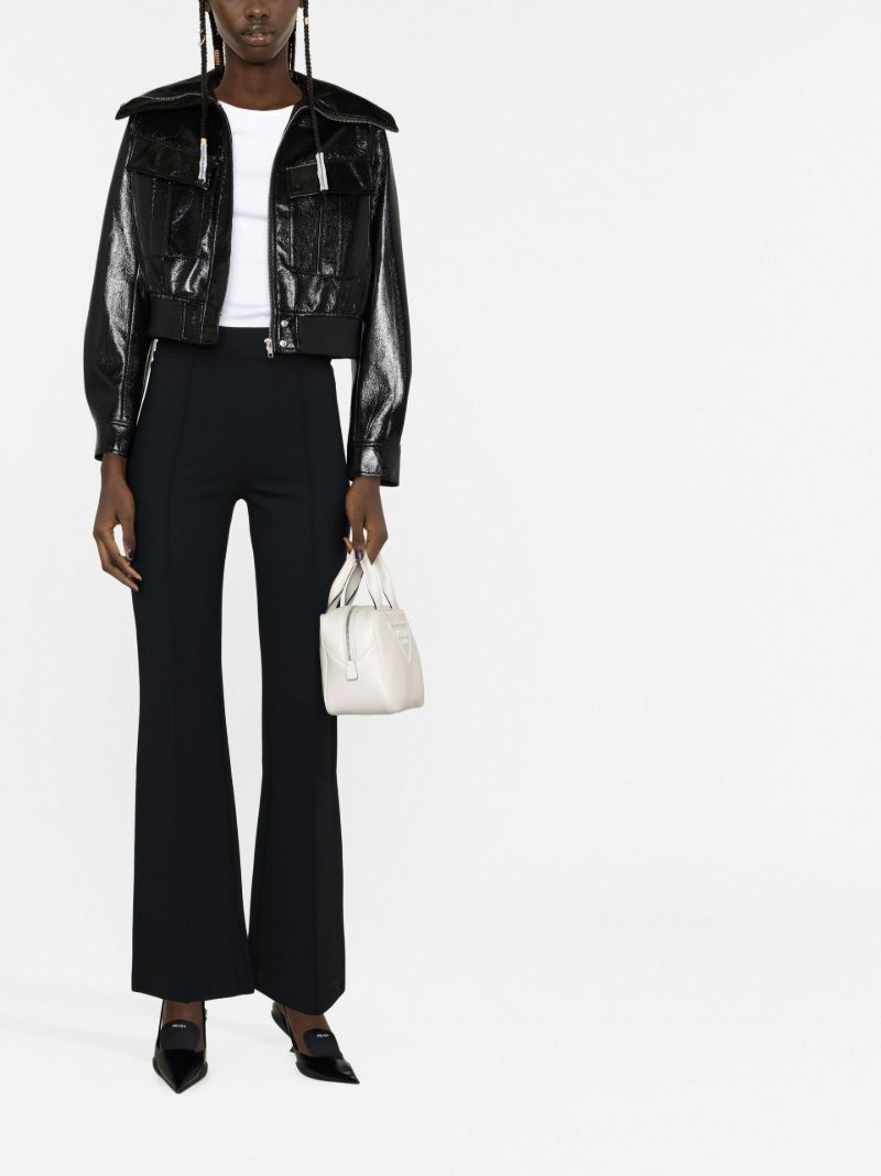Black the Perfect Pant Flared Trousers