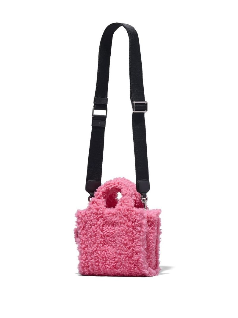 Pink Micro the Teddy Faux-shearling Bag