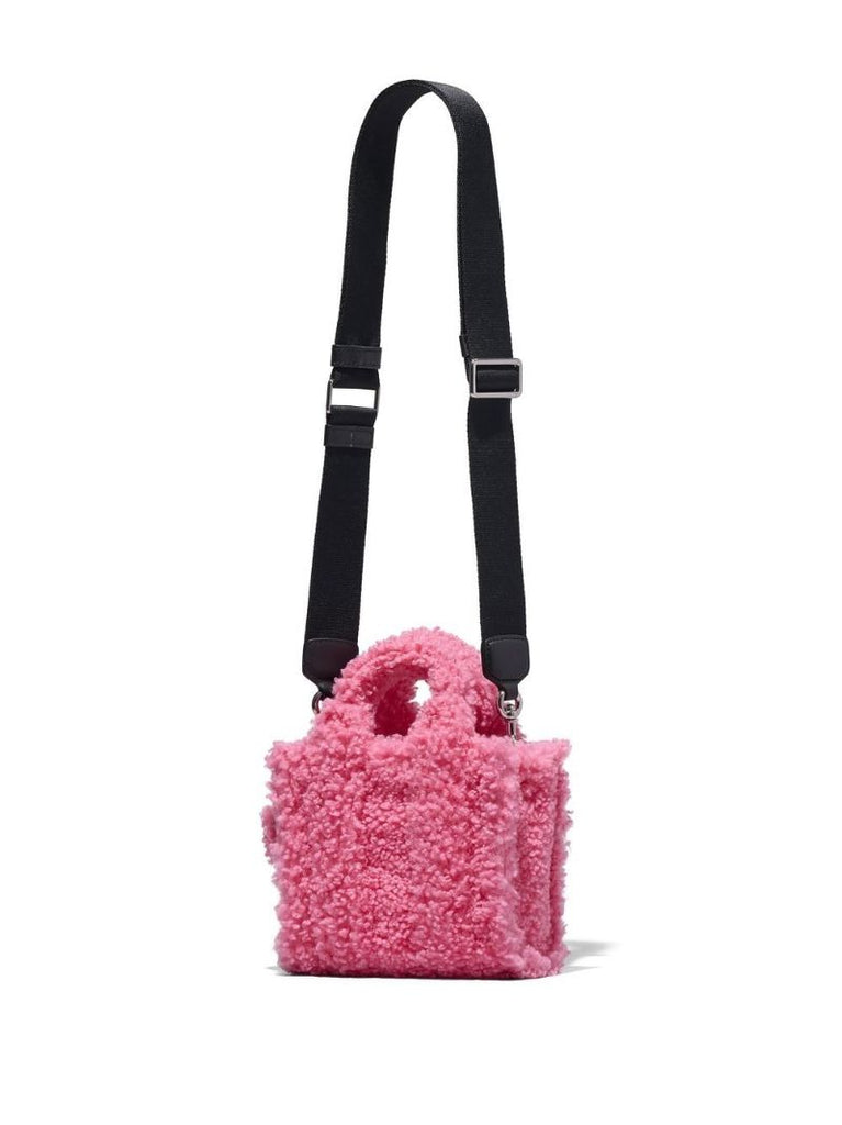 Pink Micro the Teddy Faux-shearling Bag