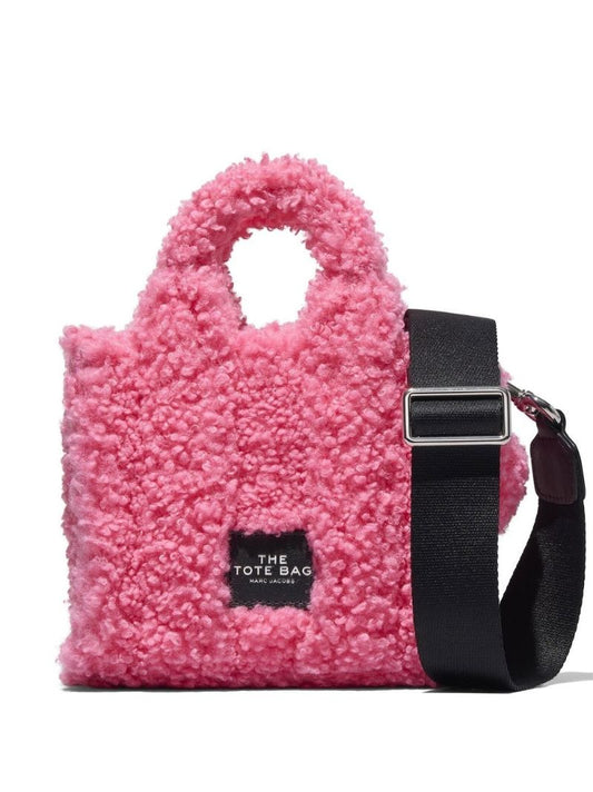 Pink Micro the Teddy Faux-shearling Bag